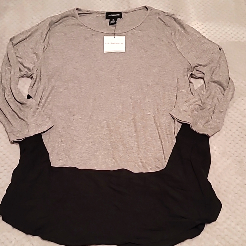 Liz Claibourne tunic top xxl